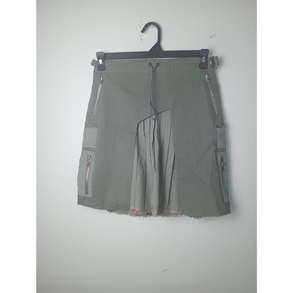 Tom Coppens Gray Cargo‎ Skirt Unique Garmentory Women Size XS Luxury Belgian